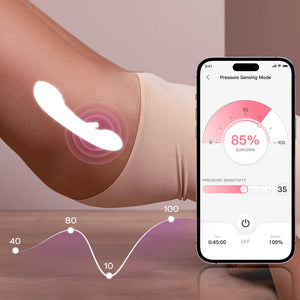 Honey Play Box Tempo Pressure Sensing App-Controlled Tapping G-Spot Vibrator Vibrators - G-Spot Vibrators Buy in Singapore LoveisLove U4Ria