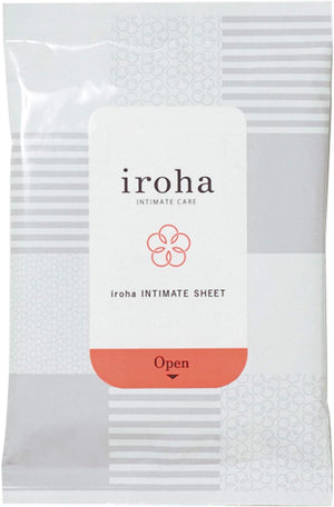 Tenga Iroha Intimate Care Intimate Sheet 10 sheets Enhancers & Essentials - Hygiene & Intimate Care Buy in Singapore LoveisLove U4Ria