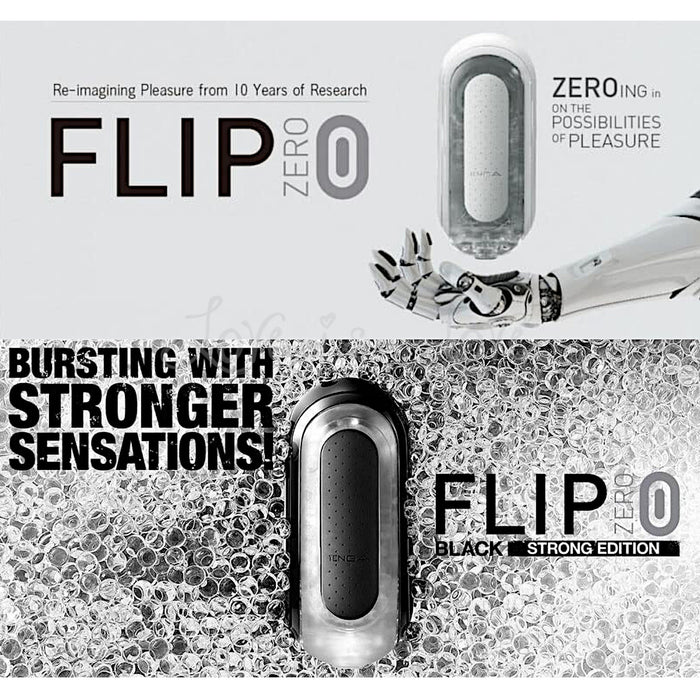 Tenga Flip Zero 0 White or Black Strong Edition