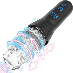 The Male Rose Thrusting Rotating Vibrating Oral Sex Masturbator 3 Or Pro With Digital Display Male Mastubators - Vibrating Masturbators Buy in Singapore LoveisLove U4Ria