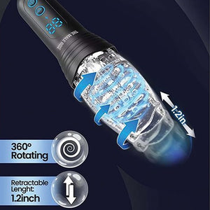 The Male Rose Thrusting Rotating Vibrating Oral Sex Masturbator 3 Or Pro With Digital Display Male Mastubators - Vibrating Masturbators Buy in Singapore LoveisLove U4Ria