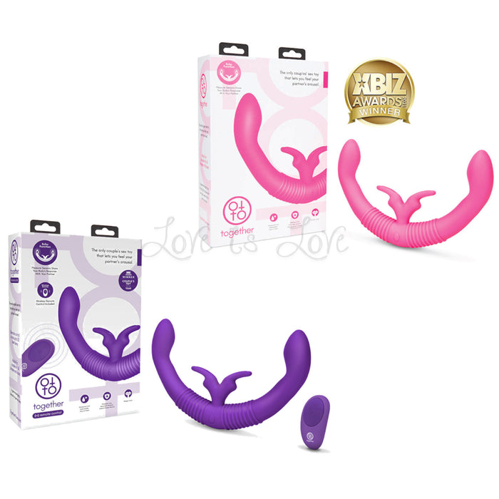 Together Vibe Rechargeable Vibrating Rabbit Double Dong (XBIZ Awards Winner)