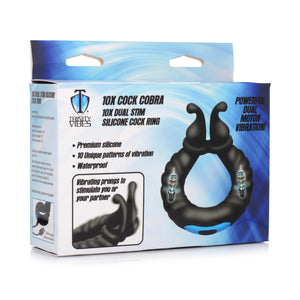  Trinity VIbes 10X Cobra Dual Stimulation Silicone Cock Ring Buy in Singapore LoveisLove U4Ria 