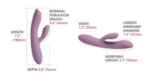 Svakom Trysta or App-Controlled Trysta Neo Interactive Rabbit Vibrator with G-Spot Ball Buy in Singapore LoveisLove U4Ria