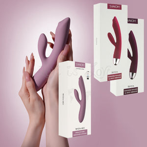 Svakom Trysta or App-Controlled Trysta Neo Interactive Rabbit Vibrator with G-Spot Ball Buy in Singapore LoveisLove U4Ria