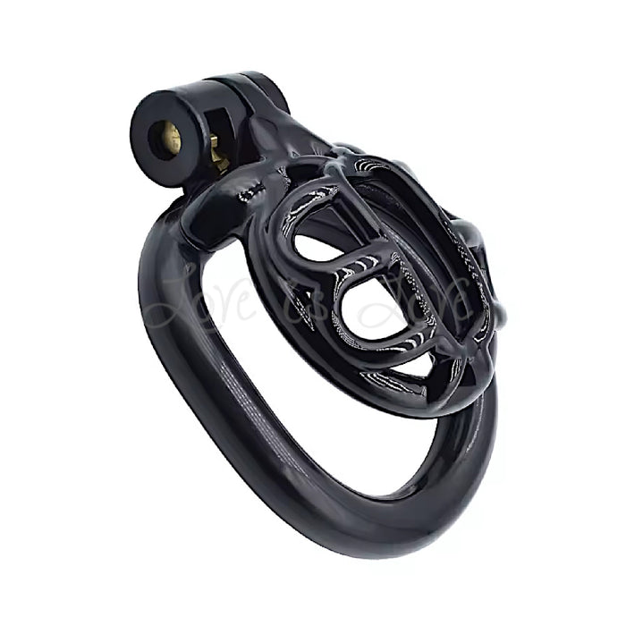 Turtle Chastity Cage 4-Piece Ring Kit #78 Black