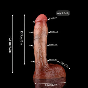 Ultra-Realistic 3D Textured Dildo with Suction Cup #G191 Dildo - Realistic Dildos Buy Sex Toys in Singapore LoveisLove U4Ria