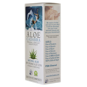 Aloe Cadabra Edible Organic Aloe Lubricant 2.5 Oz Lubes & Toy Cleaners - Natural & Organic Buy Sex Toys in Singapore LoveisLove U4Ria