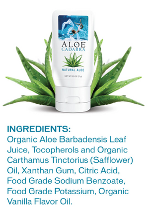 Aloe Cadabra Edible Organic Aloe Lubricant 2.5 Oz Lubes & Toy Cleaners - Natural & Organic Buy Sex Toys in Singapore LoveisLove U4Ria