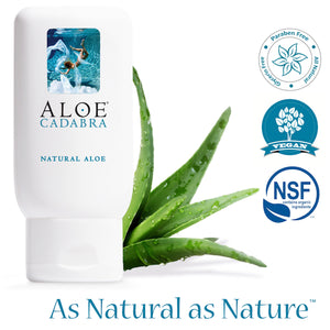 Aloe Cadabra Edible Organic Aloe Lubricant 2.5 Oz Lubes & Toy Cleaners - Natural & Organic Buy Sex Toys in Singapore LoveisLove U4Ria