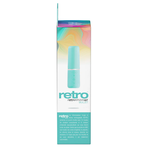 VeDO Retro Rechargeable Bullet Vibrator Pink or Turquoise Vibrators - Cute & Discreet Buy in Singapore LoveisLove U4Ria