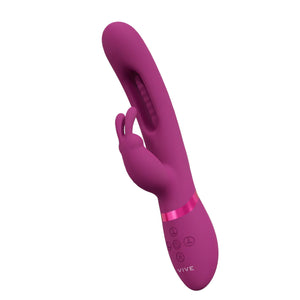 Vive Mika Rechargeable Triple Action Vibrating Rabbit with G-Spot Stimulator Buy in Singapore LoveisLove U4Ria 