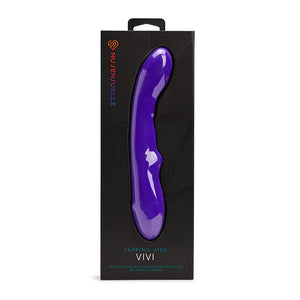 NU Sensuelle Vivi Double Tapping Vibe Deep Purple Vibrators - G-Spot Vibrators Buy in Singapore LoveisLove U4Ria