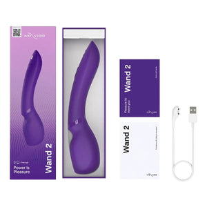 We-Vibe Wand 2 App-Controlled Vibrating Massager Purple Buy in Singapore LoveisLove U4Ria