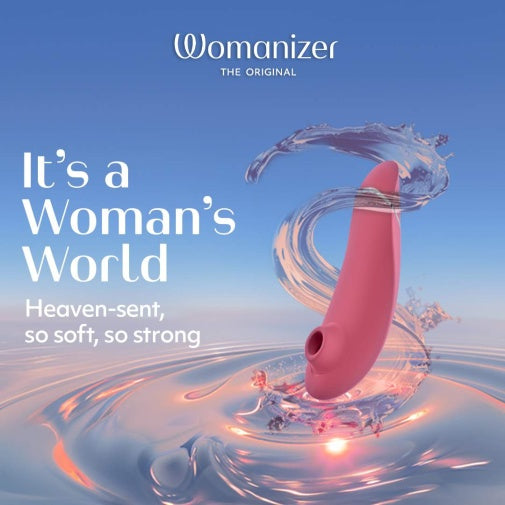 Womanizer Premium 2 Clitoral Stimulator (Free 18K GOLD-PLATED CLIT NECKLACE)(Limited Period Sale)