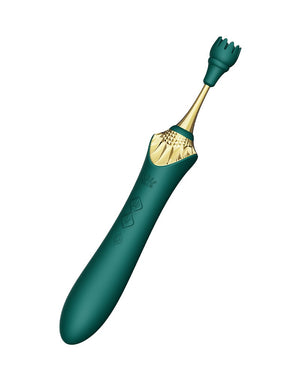 ZALO Bess 2 Heating Clitoral Massager with 4 Attachments Green Vibrators - Clitoral & Labia  Buy in Singapore LoveisLove U4Ria