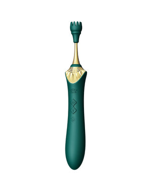 ZALO Bess 2 Heating Clitoral Massager with 4 Attachments Green Vibrators - Clitoral & Labia  Buy in Singapore LoveisLove U4Ria