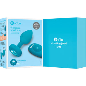 B-Vibe Remote Control Vibrating Jewel Plug S/M or M/L