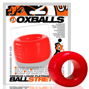 Oxballs Balls-T Silicone Smoosh BallStretcher Black or Blueballs Metallic or Red