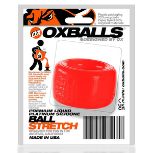 Oxballs Balls-T Silicone Smoosh BallStretcher Black or Blueballs Metallic or Red