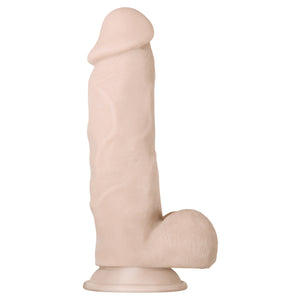 Evolved Real Supple Poseable Suction Cup Dildo With Balls Beige or Brown Buy in Singapore LoveisLove U4Ria