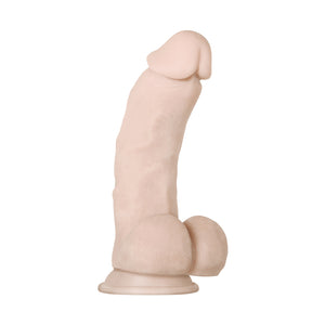 Evolved Real Supple Poseable Suction Cup Dildo With Balls Beige or Brown Buy in Singapore LoveisLove U4Ria