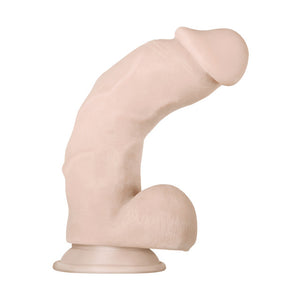 Evolved Real Supple Poseable Suction Cup Dildo With Balls Beige or Brown Buy in Singapore LoveisLove U4Ria