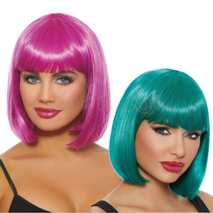 Dreamgirl Mid-Length Bob Wig Teal or Magenta  Buy in Singapore LoveisLove U4Ria