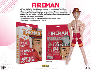 Hott Products Real Size Inflatable Party Doll Johnny Wad or Toy Cop or Fireman Buy in Singapore LoveisLove U4Ria