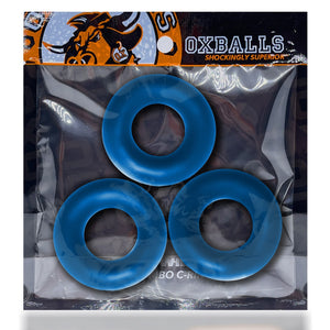 Oxballs Fat Willy 3-Pack Jumbo Cockring Black or Clear or Space Blue OX-3065 Cock Rings - Oxballs C&B Toys buy sex toys in singapore u4ria loveislove