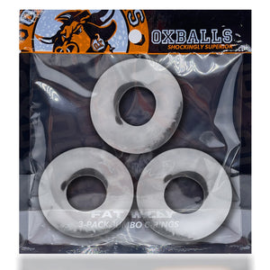 Oxballs Fat Willy 3-Pack Jumbo Cockring Black or Clear or Space Blue OX-3065 Cock Rings - Oxballs C&B Toys buy sex toys in singapore u4ria loveislove