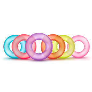 Blush Play With Me King of the Ring Cockring (6-Pack Assorted Colors) Cock Rings - Cock Ring Sets Buy Sex Toys in Singapore LoveisLove U4Ria