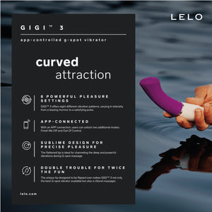 Lelo Gigi 3 App-Controlled G-Spot Vibrator Buy in Singapore LoveisLove U4Ria