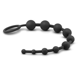 Anal Adventures Platinum Silicone Large Anal Beads or 10 Anal Beads Anal - Anal Beads & Balls Buy Sex Toys in Singapore LoveisLove U4Ria