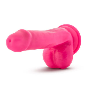 Blush Neo Dual Density Cock With Balls 6 Inch Neon Green or Neon Pink Dildos - Suction Cup Dildos Buy in Singapore LoveisLove U4ria 