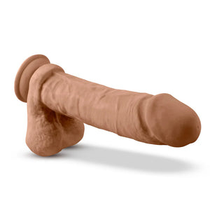 Blush Dr. Skin Dr. Julian Realistic 9 Inch Dildo with Balls & Suction Cup Brown Blush Novelties Dildos Buy in Singapore LoveisLove U4Ria