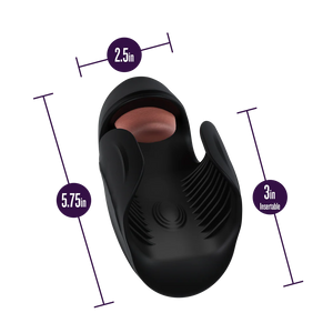 Blush M For Men Lickety Split Vibrating Penis Head Stimulator Black Male Masturbators - Vibrating Masturbators Buy in Singapore LoveisLove U4Ria