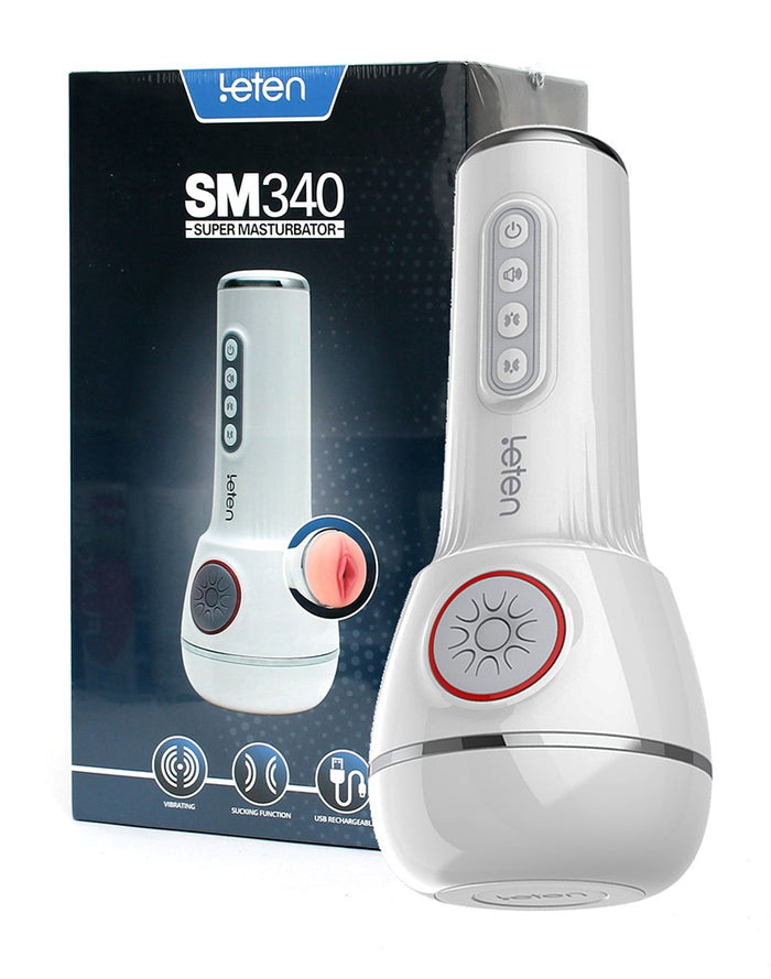 Leten SM340 Vibrating and Sucking Male Masturbator