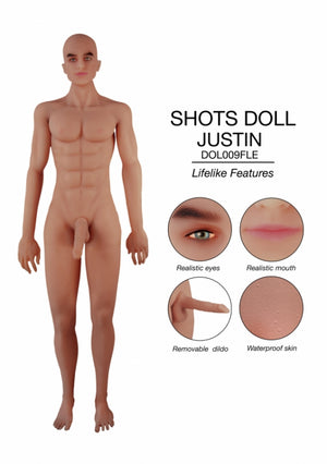 Shots Posable Real Life Male Sex Doll Justin 180 CM For Her - Male Dolls Buy Sex Toys in Singapore LoveisLove U4Ria