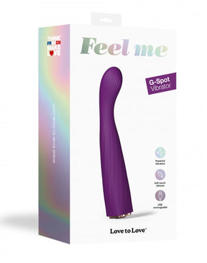 Love to Love Vibrating Feel Me G-Spot Vibrator Purple Vibrators - G-Spot Vibrators Buy in Singapore LoveisLove U4Ria