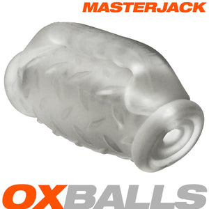 Oxballs MasterJack Heavy-Duty Grip-Handle Double Penetration Stroker For Him - Handheld Strokers Buy in Singapore LoveisLove U4Ria