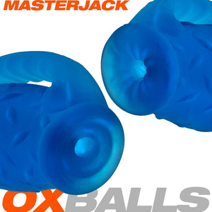 Oxballs MasterJack Heavy-Duty Grip-Handle Double Penetration Stroker For Him - Handheld Strokers Buy in Singapore LoveisLove U4Ria