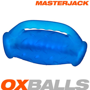 Oxballs MasterJack Heavy-Duty Grip-Handle Double Penetration Stroker For Him - Handheld Strokers Buy in Singapore LoveisLove U4Ria