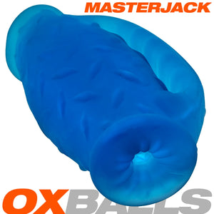 Oxballs MasterJack Heavy-Duty Grip-Handle Double Penetration Stroker For Him - Handheld Strokers Buy in Singapore LoveisLove U4Ria