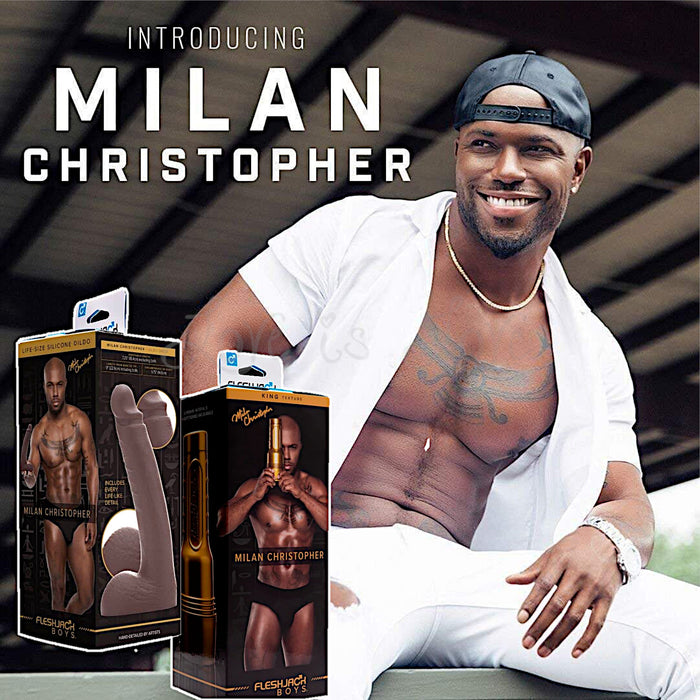 Fleshjack Boys Milan Christopher Dildo 9 Inch or King Butt