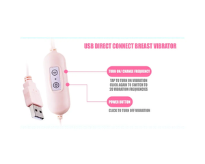 Mizzzee Vibrating Breast Stimulator with Controller 85 mm Nipple Toys - Nipple Suckers Buy in Singapore LoveisLove U4Ria