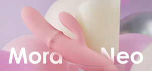 Svakom Mora Neo App-Controlled Interactive Rabbit Vibrator with Thrusting Beads Buy in Singapore LoveisLove U4Ria