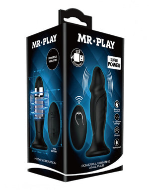 Mr. Play Remote-Controlled Vibrating Powerful Anal Plug