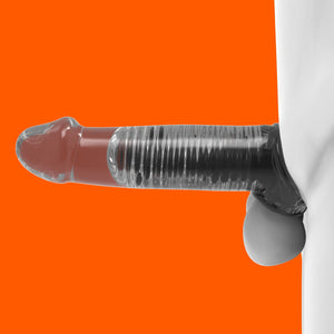 Oxballs Muscle Cock Sheath with adjustFIT Stopper Smoke or Clear For Him - Oxballs Cocksheaths Buy Sex Toys in Singapore LoveisLove U4Ria