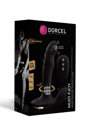 Dorcel Multi P-Joy Prostate Massager with Remote Control Black Anal - Anal Vibrators Buy in Singapore LoveisLove U4Ria